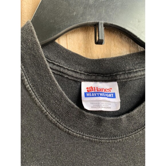 Black vintage 90s Wiseguy TV show promo tee Size M - Picture 3 of 6